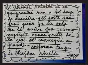 Chomo, Poèmes illetrés pour un langage parallèle. 